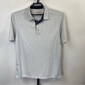 Tommy Bahama Grey Short Sleeve Shirt Size Extra Large/TG Men's